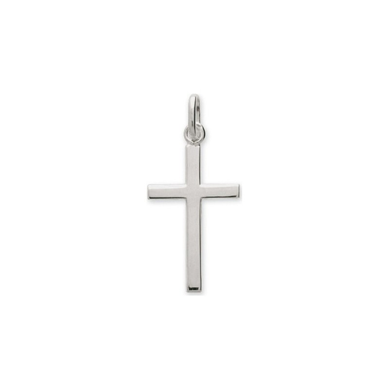 Pendentif Carador Croix fil carré en argent 925/000