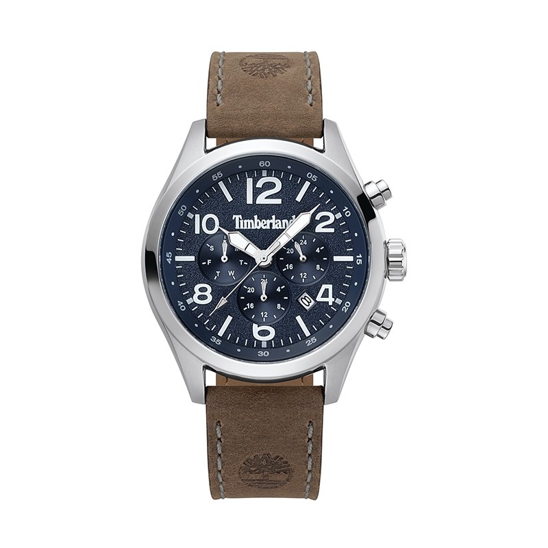 Montre Homme Timberland Ashmont cuir marron 15249JS/03