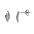 Boucles d'Oreilles Carador Femme en Or Blanc 750/000