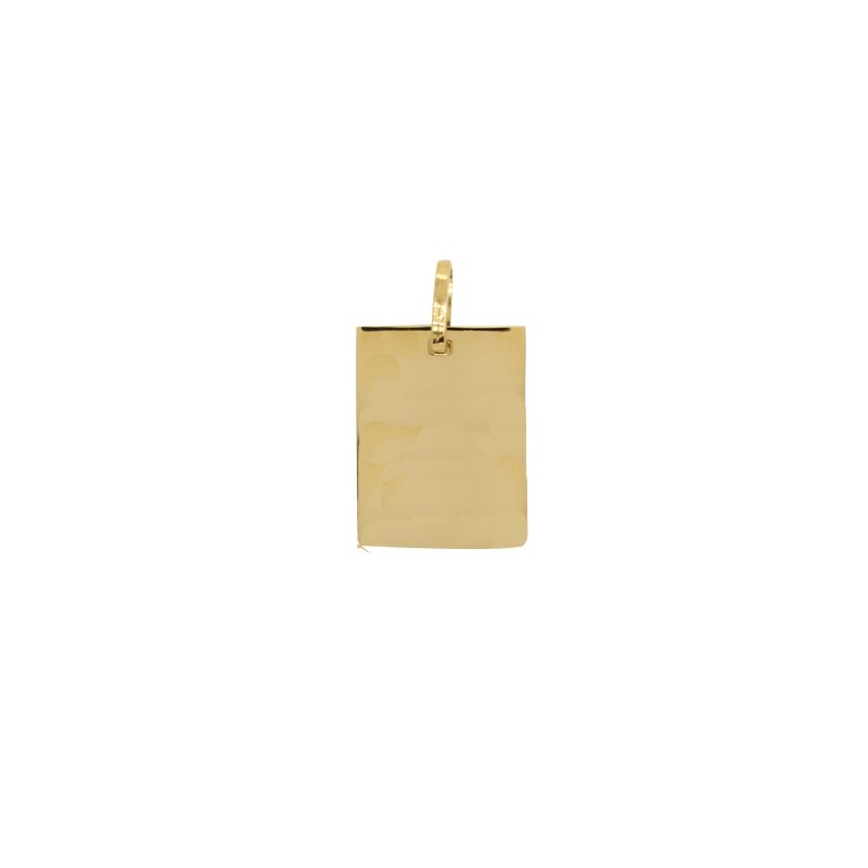 Pendentif plaque Carador Or jaune 750/000