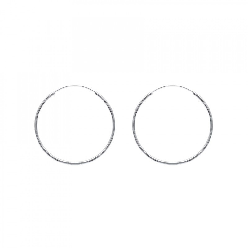 Boucles d'Oreilles Femme Carador en Or Blanc 375/000