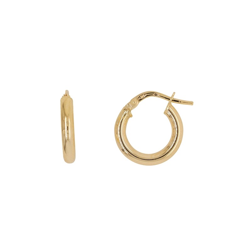 Boucles d'oreille Carador Créoles Femme Or 375/000
