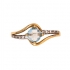 Bague Carador Topaze Or jaune 9 carats