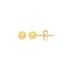 Boucles d'oreilles Carador boules 5 mm en or jaune 375/000