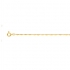 Bracelet CARADOR maille singapour or jaune 750/000 