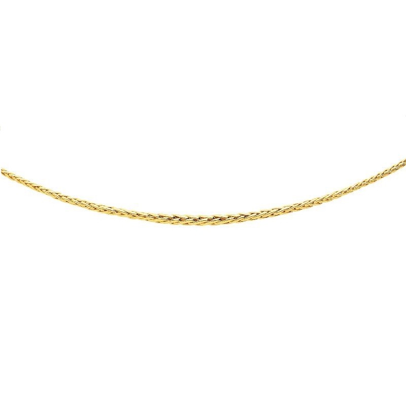 Collier CARADOR maille palmier en or jaune 18 CARATS
