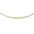 Collier CARADOR maille haricot en or jaune 18 CARATS