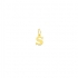 Pendentif lettre S en or jaune 750/000 CARADOR