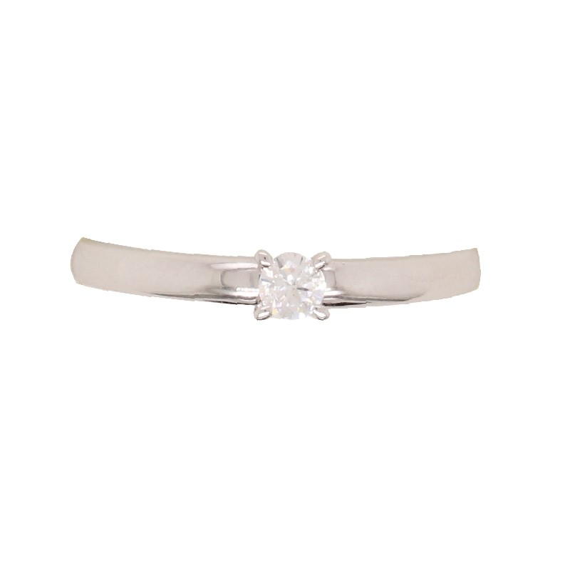 Bague Carador Or blanc 750/000 et Diamant 0.12G