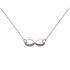 Collier INFINI en or blanc 750/000 CARADOR