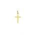 Pendentif Religieux Carador croix relief en or jaune 750/000