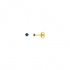 Boucles d'oreilles clous Carador Saphir 3 mm en or jaune 750/000 