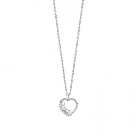 Collier Guess Love.Affair coeur argenté UBN83113
