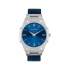Montre Montignac collection M Quartz acier bleu  MOPE19B13