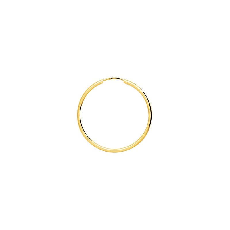 Boucles d'oreilles Créoles 30 mm Carador en or jaune 750/00