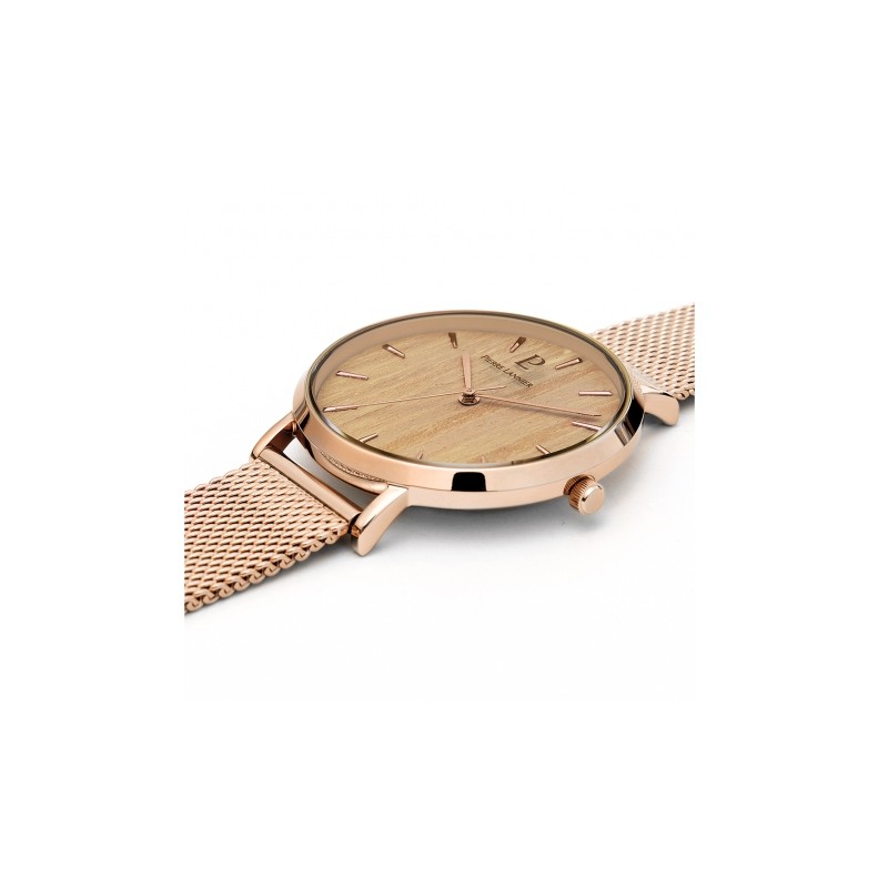 Montre Pierre Lannier Femme  dorée rose 018P989
