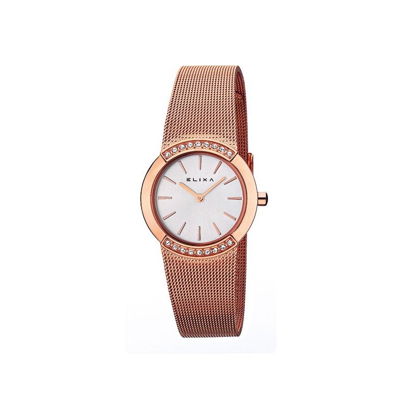 Montre Femme Elixa Beauty acier doré rose E059-L181