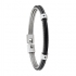 Bracelet homme FUF Jourdan Bijoux noir HB 036 H