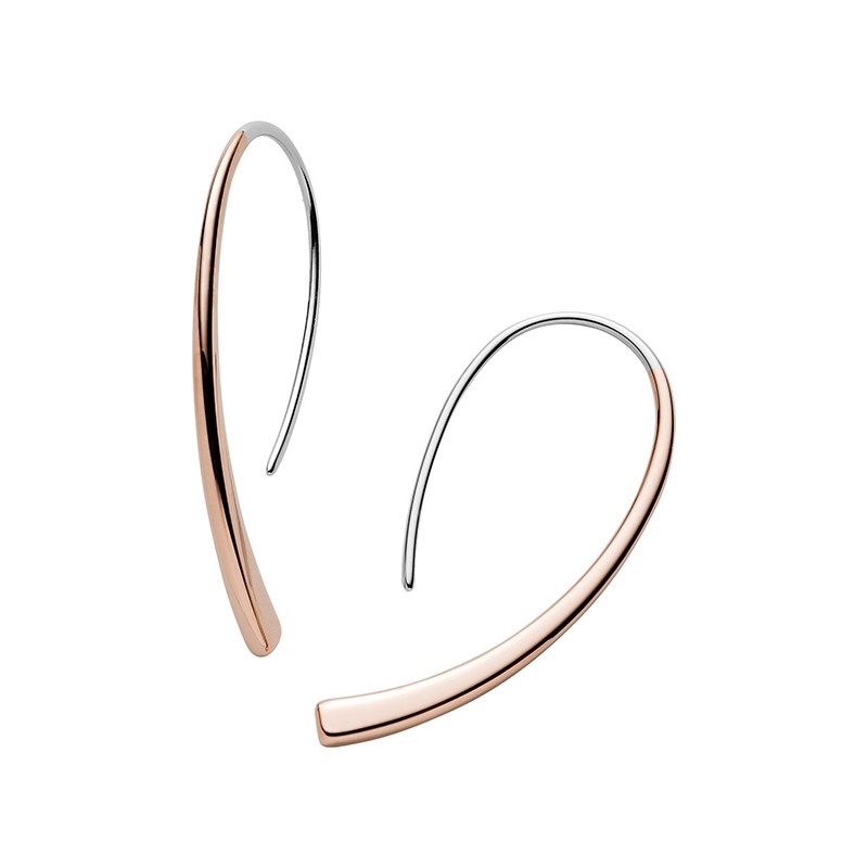 Boucles d'oreilles Elin Skagen acier bicolore SKJ1212998