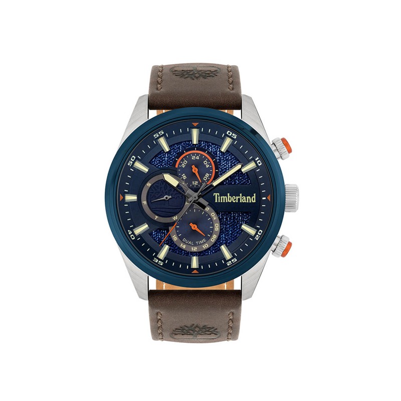 Montre Homme Timberland Ridgeview  cuir marron 15953JSTBL/03