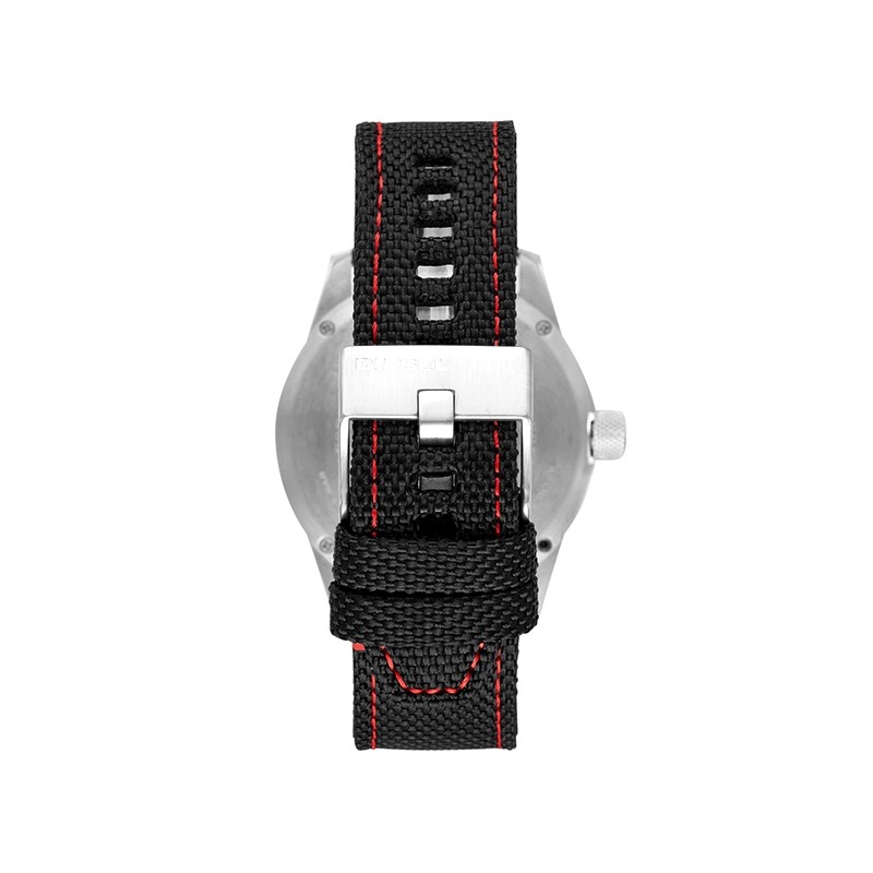 Coffret montre Rasp NSBB Diesel noire et rouge DZ1906