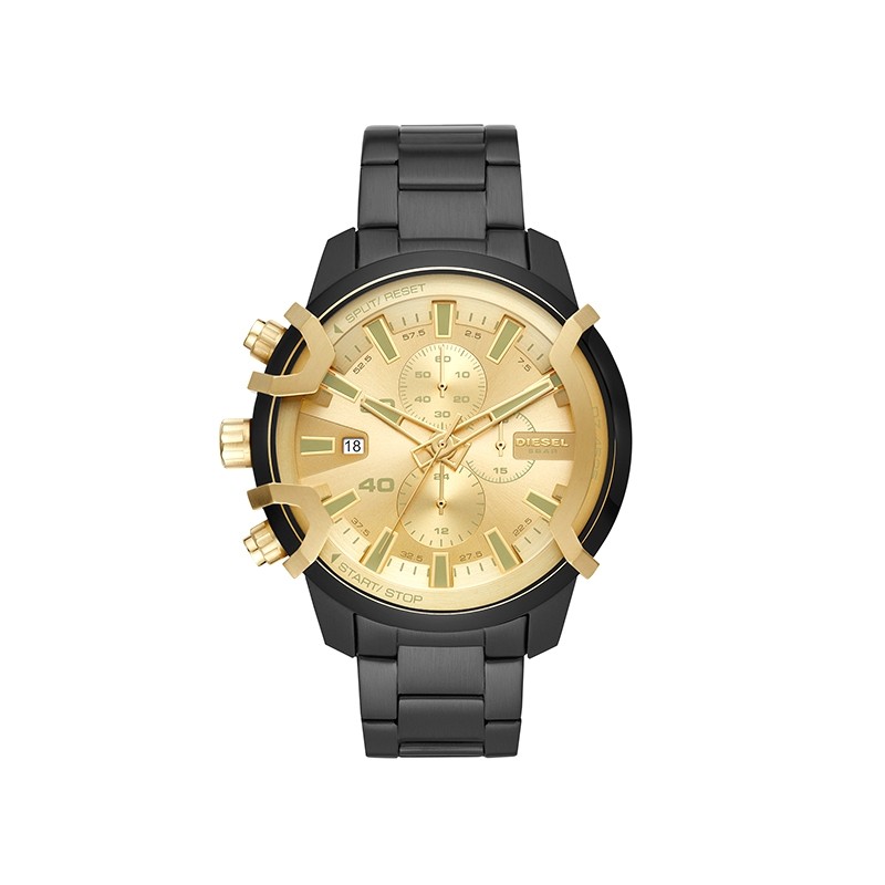 Montre Griffed Diesel acier noir et doré DZ4525