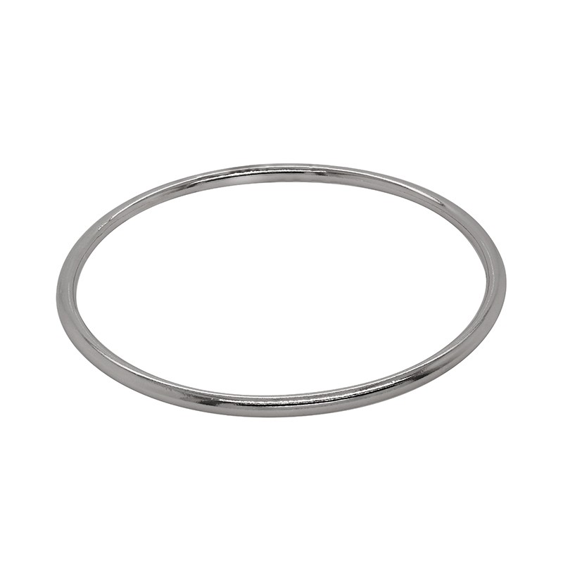 Bracelet jonc Carador tube 3 mm en argent 925/000