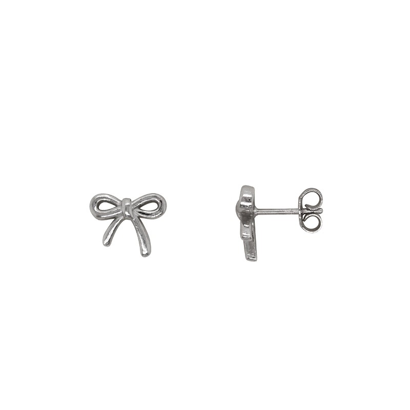 Boucles d'oreilles noeud Carador en argent 925/000
