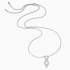 Collier Infinity Swarovski en métal argenté 5537966