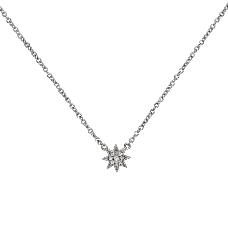 Collier Constellation Silver Pop étoile en argent 925/000 et oxydes de zirconium