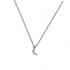 Collier Constellation Silver Pop lune en argent 925/000 et oxydes de zirconium