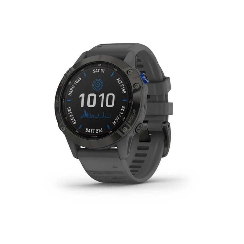 Montre Connectée GPS Garmin FENIX 6 Pro Solar Edition 010-0241-11