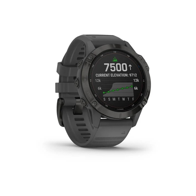 Montre Connectée GPS Garmin FENIX 6 Pro Solar Edition 010-0241-11