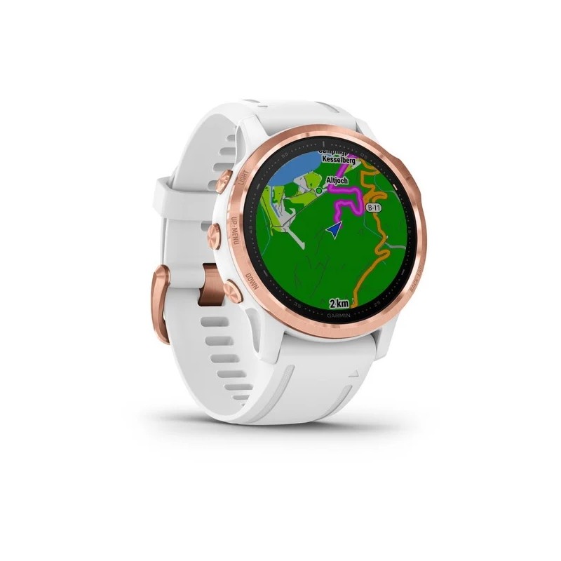 Montre Connectée multisport GPS  Garmin FENIX 6S blanche 010-02159-11