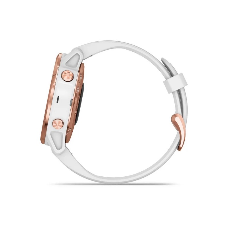 Montre Connectée multisport GPS  Garmin FENIX 6S blanche 010-02159-11
