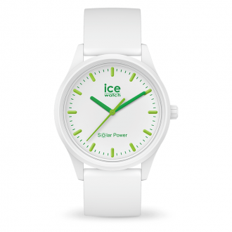 Montre Solar Power Ice-Watch blanche 017762