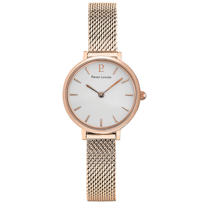 Montre Femme Pierre LANNIER Nova en acier doré rose 014J928