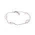 Bracelet en argent formes allongées JBR9182