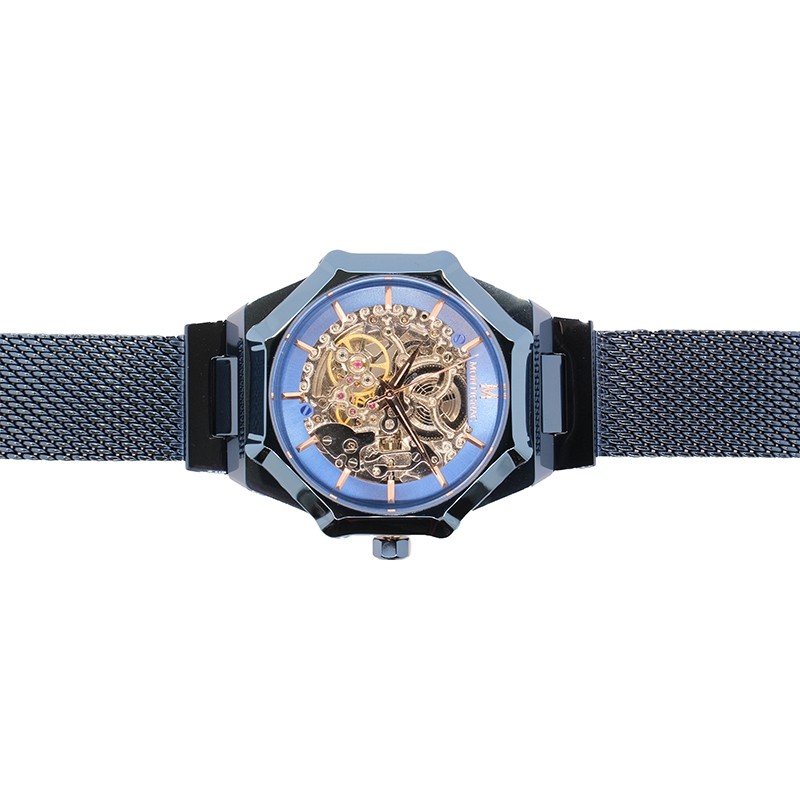 Montre Montignac collection M Automatique acier bleu MOW001