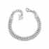 Bracelet Guess acier rhodié deux rangées de cristaux Swarovski