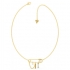 Collier Guess acier doré épingle avec pampilles