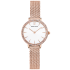 Montre acier milanais doré rose Pierre Lannier 
