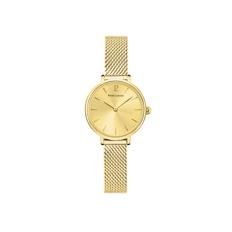 Montre Femme Pierre LANNIER en acier doré