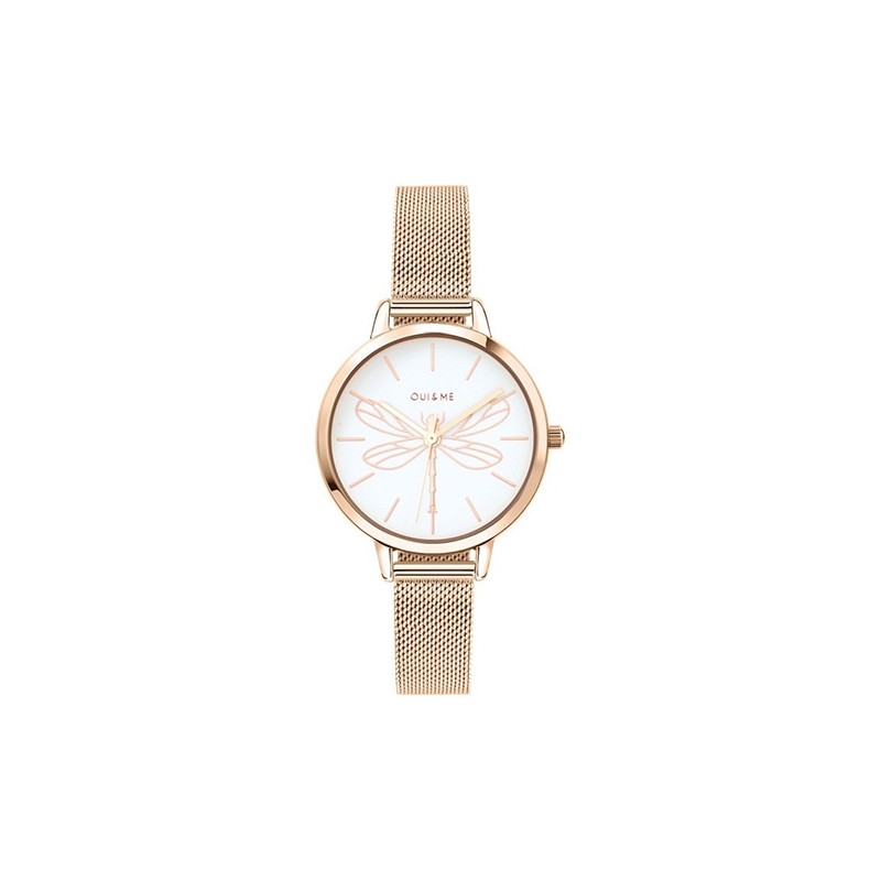 Montre dorée rose Oui and Me collection Amourette