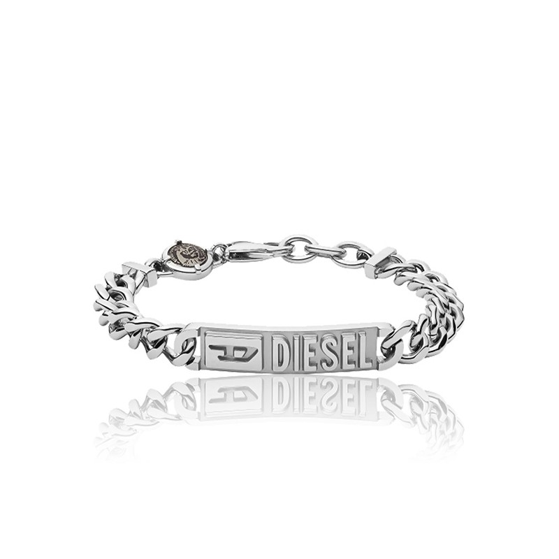 Gourmette en acier avec Logo Diesel