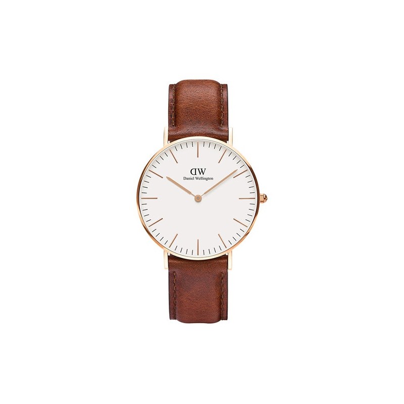 Montre Homme cuir marron Daniel Wellington