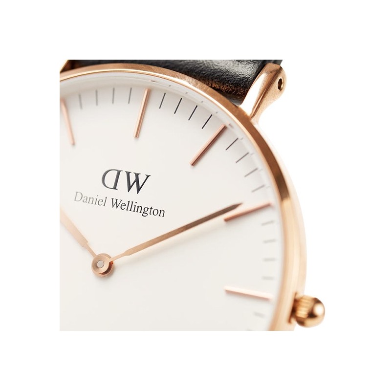Montre Homme cuir marron Daniel Wellington