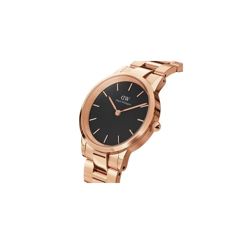 montre femme acier doré rose Daniel Wellington