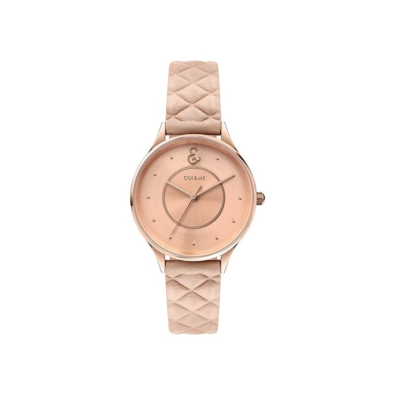 Montre rose et  dorée rose Oui and Me collection Bichette