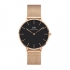Montre femme acier doré rose Daniel Wellington